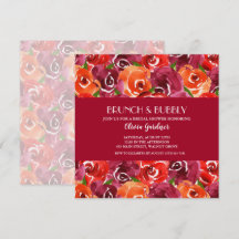 Brunch-Brautparty mit Bläschen