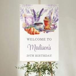 Brunch Brunch Geburtstag Custom Willkommenszeichen Poster