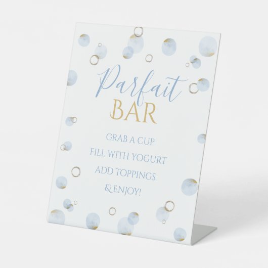 Brunch Bubbly and Baby Showroom Parfait Bar Sockelschild (Vorderseite)