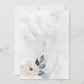 Brunch & Bubbly Aquarell Brautparty Einladung (Rückseite)