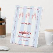 Brunch & Bubbly Babyduschkarten & Geschenksignatur Sockelschild (In SItu)