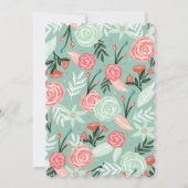 Brunch & Bubbly Blumendusche Einladung (Rückseite)