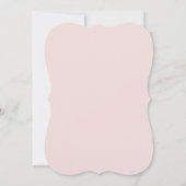 Brunch & Bubbly Blush Pink x Gold Brautparty Einladung (Rückseite)