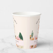 Brunch & Bubbly Boho Floral Champagne Pappbecher (Rechts)