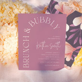 Brunch & Bubbly Bold Floral Budget Brautparty
