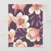 Brunch & Bubbly Bold Floral Budget Brautparty (Rückseite)