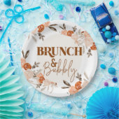 Brunch & Bubbly, Brautparty, Blumenbridal Pappteller (Party)