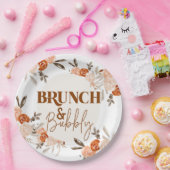 Brunch & Bubbly, Brautparty, Blumenbridal Pappteller (Party)