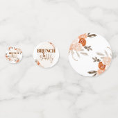 Brunch & Bubbly, Brautparty, Blumenpapp Konfetti (Rückseiten)