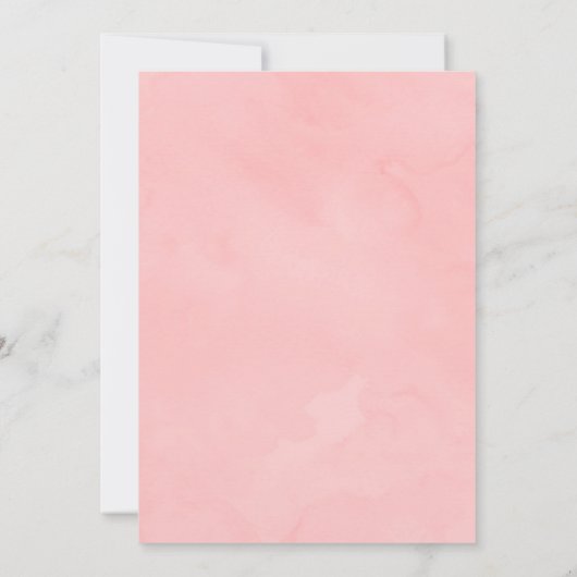 Brunch & Bubbly Brautparty Blush Gold Champagne Einladung (Rückseite)