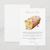 Brunch & Bubbly Brautparty Danke Karte (Vorne/Hinten)