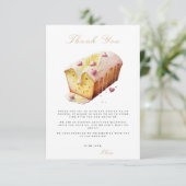 Brunch & Bubbly Brautparty Danke Karte (Stehend Vorderseite)