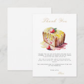 Brunch & Bubbly Brautparty Danke Karte (Vorne/Hinten)