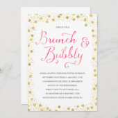 Brunch & Bubbly | Brautparty Einladung (Vorne/Hinten)