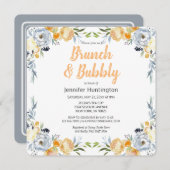 Brunch & Bubbly Brautparty Floral Boho (Vorne/Hinten)