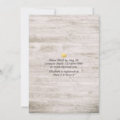 Brunch & Bubbly Brautparty Floral & Rustikales Hol Einladung (Rückseite)