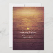 Brunch & Bubbly Brautparty Floral String Lights Einladung (Rückseite)