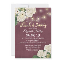 Brunch & Bubbly Brautparty Floral String Lights