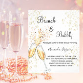 Brunch Bubbly Brautparty Flyer
