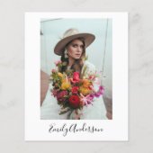 Brunch & Bubbly Brautparty Foto Einladung Flyer (Hinten)