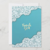 Brunch Bubbly Brautparty Lace Sunflower Lights Einladung (Rückseite)