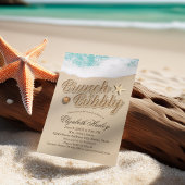 Brunch Bubbly Brautparty Summer Beach Starfish Einladung