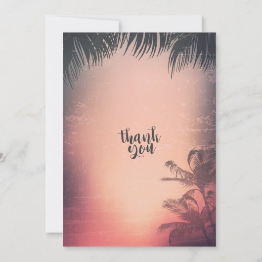 Brunch Bubbly Brautparty Summer Palm Tree Light Einladung (Rückseite)