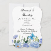 BRUNCH & BUBBLY BRIDAL SHOWING INVITATION SAVE THE DATE (Vorderseite)