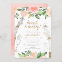Brunch & Bubbly | Champagne Floral Brautparty