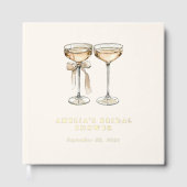 Brunch & Bubbly Champagner Brautparty Gästebuch (Vorderseite)