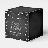 Brunch & Bubbly Confetti Brautparty Geschenkschachtel (Vorderseite)