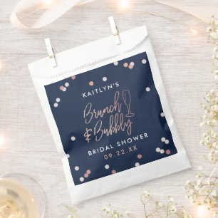 Brunch & Bubbly Confetti Brautparty Geschenktütchen