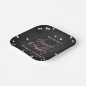 Brunch & Bubbly Confetti Brautparty Pappteller (Gewinkelt)