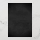 Brunch & Bubbly Confetti Brautparty Real Folieneinladung (Rückseite)