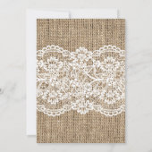 Brunch & Bubbly Einladung Sonnenblumen rustikal (Rückseite)