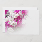 Brunch & Bubbly Floral Wedding Einladung (Rückseite)