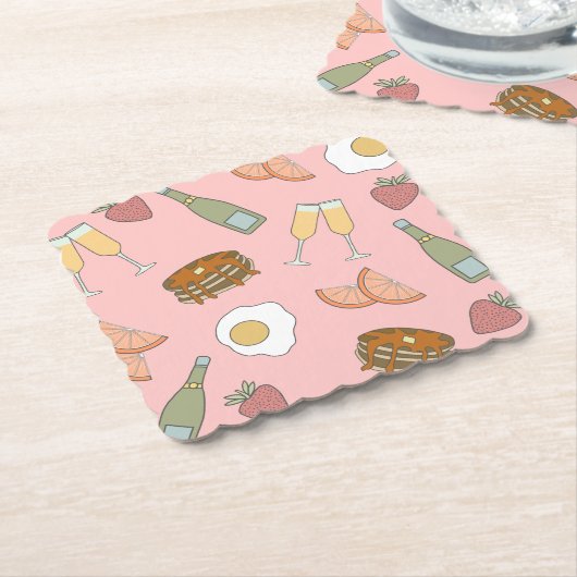Brunch & Bubbly Paper Untersetzer (angewinkelt)