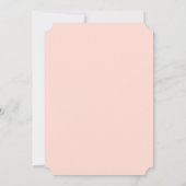 Brunch & Bubbly Peach Champagne Brautparty Einladung (Rückseite)