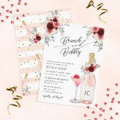 Brunch & Bubbly Prosecco Bridal Dusche Einladung