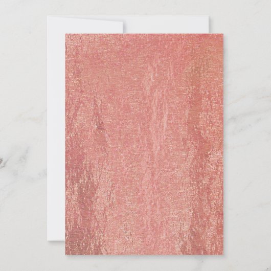 Brunch & Bubbly Rose Gold Lila Geometrische Dusche Einladung (Rückseite)