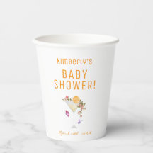 Brunch Bubbly Spring Floral Champagne Baby Dusche