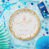 Brunch & Bubbly-Verlobung | Bachelorette | Dusche Pappteller (Party)