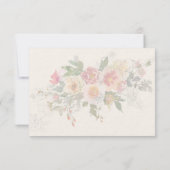 Brunch & Bubbly Wedding Shower Einladung (Rückseite)