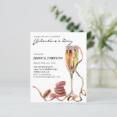 Brunch Champagne zum Galentinstag (Stehend Vorderseite)