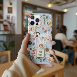 Brunch Club Benutzerdefiniertes Monogramm Case-Mate iPhone Hülle