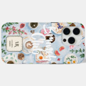 Brunch Club | Benutzerdefiniertes Monogramm Case-Mate iPhone Hülle (Rückseite (Horizontal))