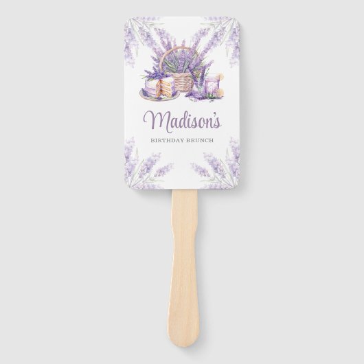 Brunch Custom Foto Fächer (Vorderseite)