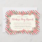 Brunch der Blumenmutter Einladung (Vorderseite)