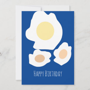 Brunch Drei Eier Frühstück Alles Gute zum Geburtst Feiertagskarte