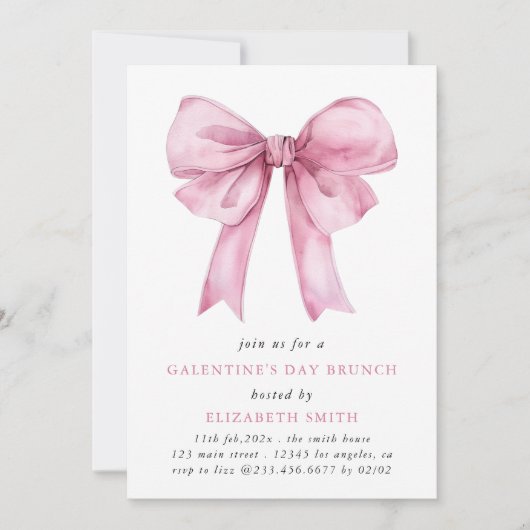 Brunch Einladung (Vorderseite)